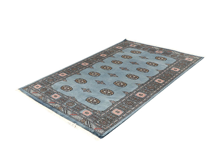 Light Slate Grey Bokhara 4' 1 x 6' 1 - No. 60881 - ALRUG Rug Store