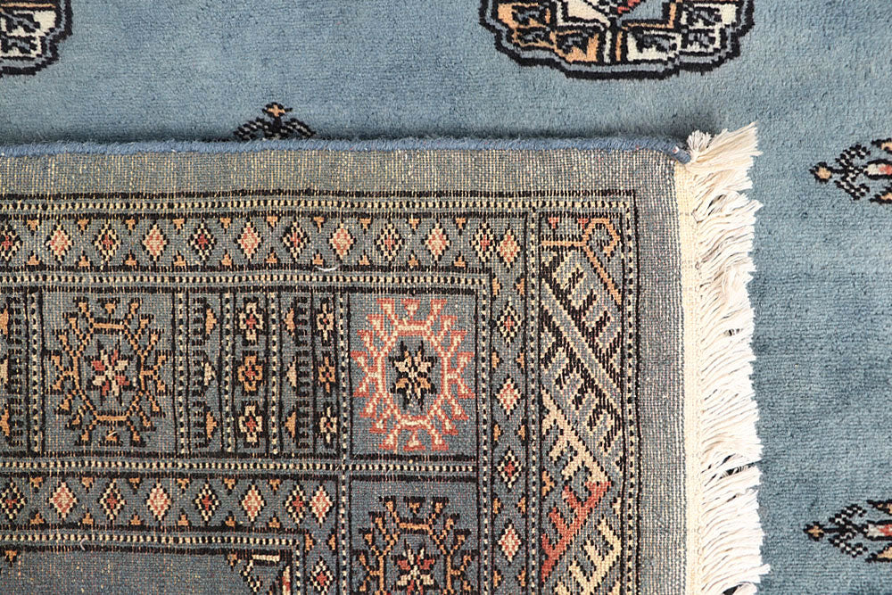 Light Slate Grey Bokhara 4' 1 x 6' 1 - No. 60881 - ALRUG Rug Store