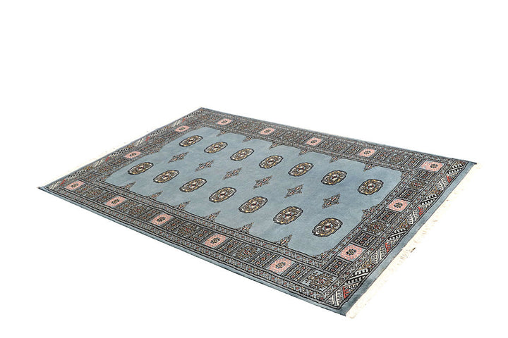 Light Slate Grey Bokhara 4' 2 x 6' 2 - No. 60883 - ALRUG Rug Store