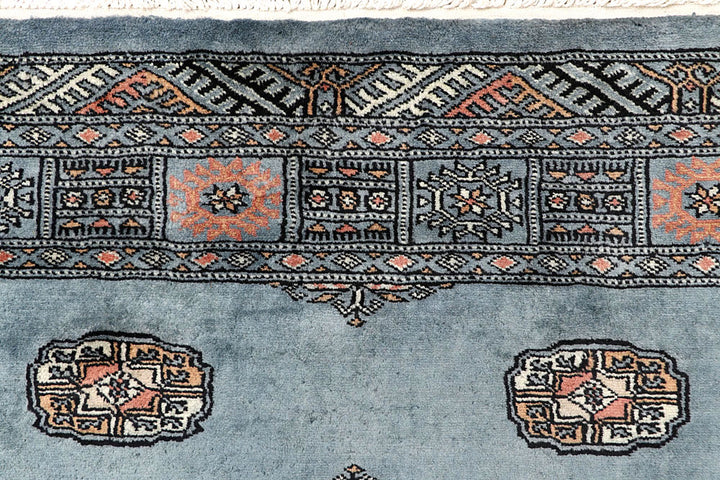 Light Slate Grey Bokhara 4' x 5' 10 - No. 60885 - ALRUG Rug Store