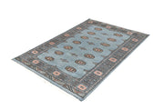 Light Slate Grey Bokhara 4' x 5' 10 - No. 60885 - ALRUG Rug Store
