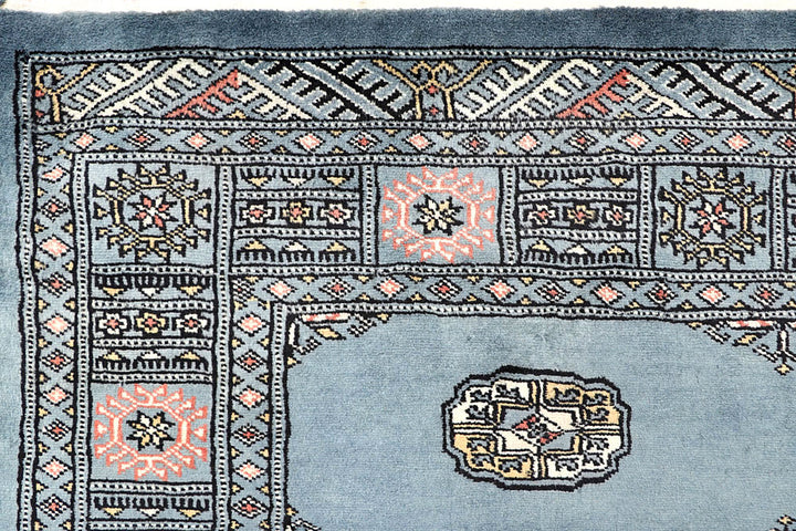 Light Slate Grey Bokhara 4' 1 x 6' 4 - No. 60886 - ALRUG Rug Store