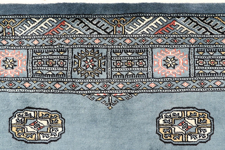 Light Slate Grey Bokhara 4' 1 x 6' 4 - No. 60886 - ALRUG Rug Store