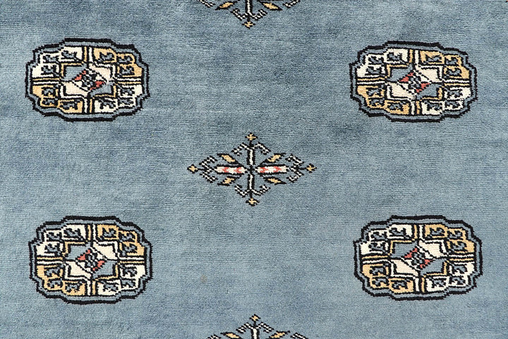 Light Slate Grey Bokhara 4' 1 x 6' 4 - No. 60886 - ALRUG Rug Store