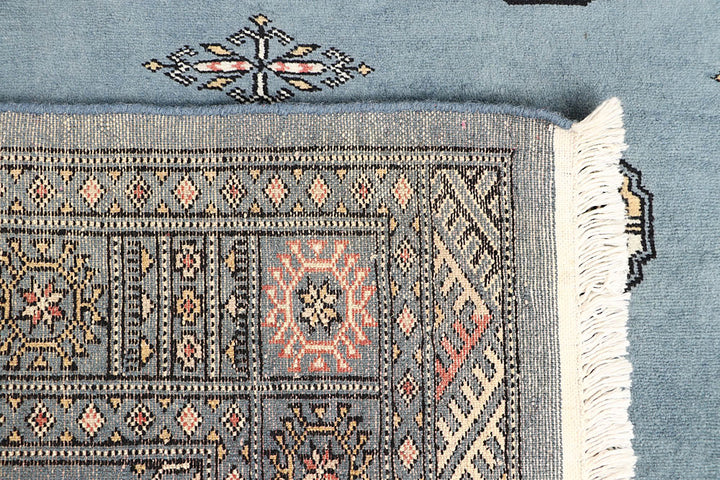 Light Slate Grey Bokhara 4' 1 x 6' 4 - No. 60886 - ALRUG Rug Store