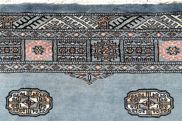 Slate Grey Bokhara 4' 2 x 5' 10 - No. 60887 - ALRUG Rug Store