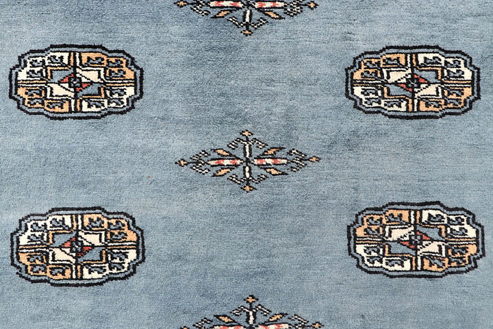 Slate Grey Bokhara 4' 2 x 5' 10 - No. 60887 - ALRUG Rug Store