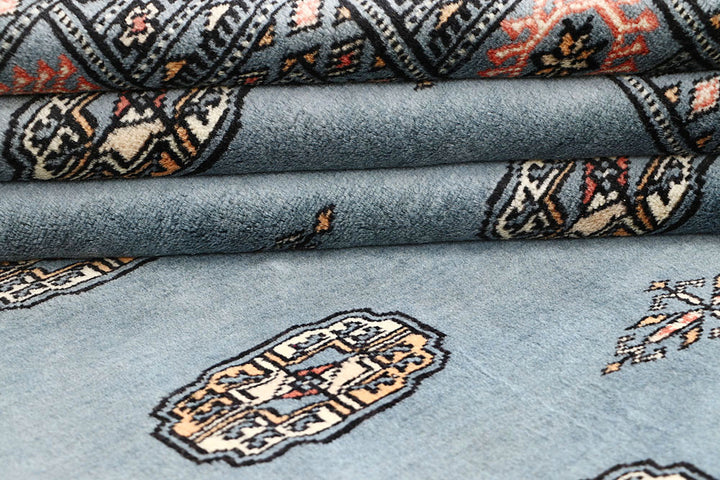 Slate Grey Bokhara 4' 2 x 5' 10 - No. 60887 - ALRUG Rug Store