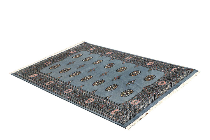 Slate Grey Bokhara 4' 2 x 5' 10 - No. 60887 - ALRUG Rug Store