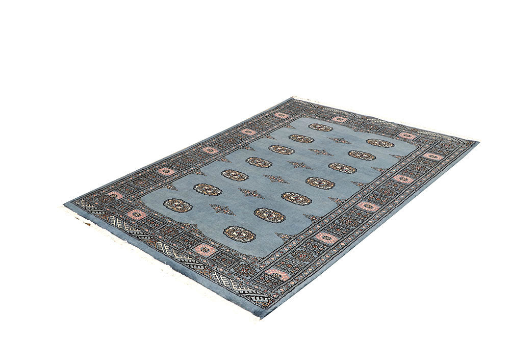 Slate Grey Bokhara 4' 2 x 5' 10 - No. 60887 - ALRUG Rug Store