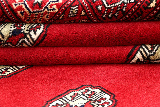 Red Bokhara 4' 3 x 5' 11 - No. 60888 - ALRUG Rug Store