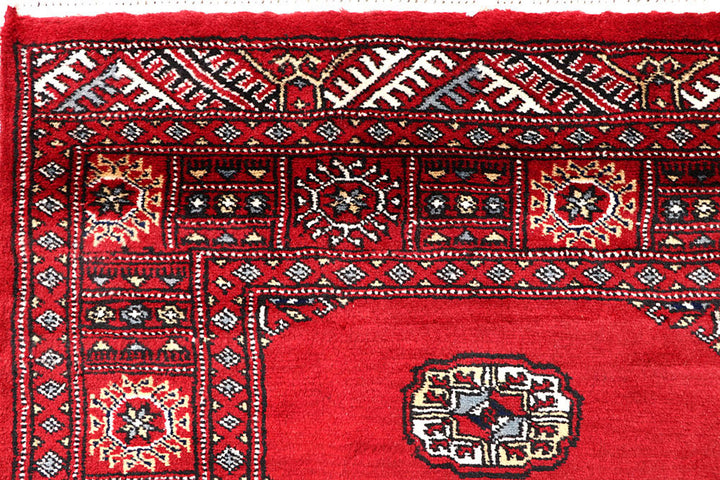 Red Bokhara 4'  2" x 6'  9" - No. QA73256