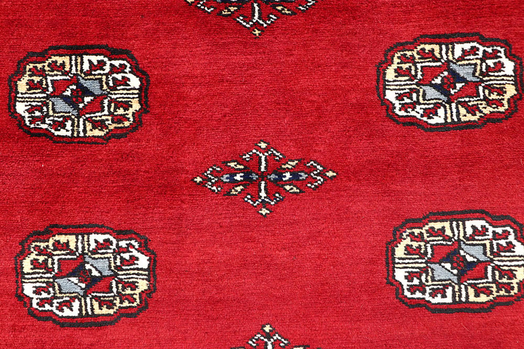 Red Bokhara 4'  2" x 6'  9" - No. QA73256