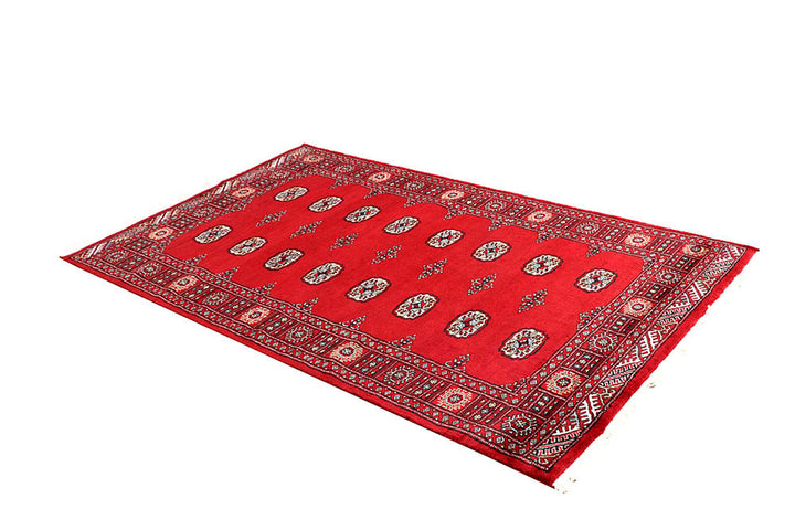 Red Bokhara 4'  2" x 6'  9" - No. QA73256