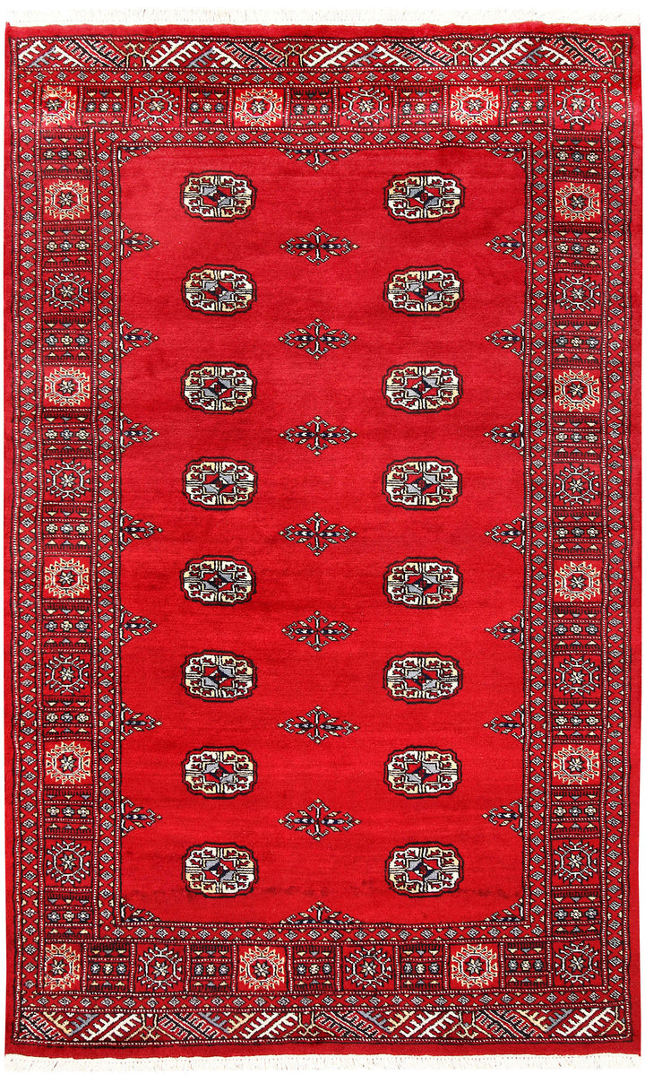Red Bokhara 4'  2" x 6'  9" - No. QA73256
