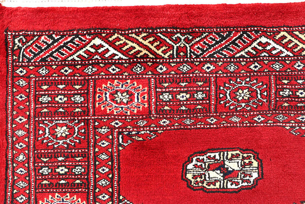 Red Bokhara 4' 1 x 5' 11 - No. 60893 - ALRUG Rug Store
