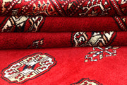 Red Bokhara 4' 1 x 5' 11 - No. 60893 - ALRUG Rug Store