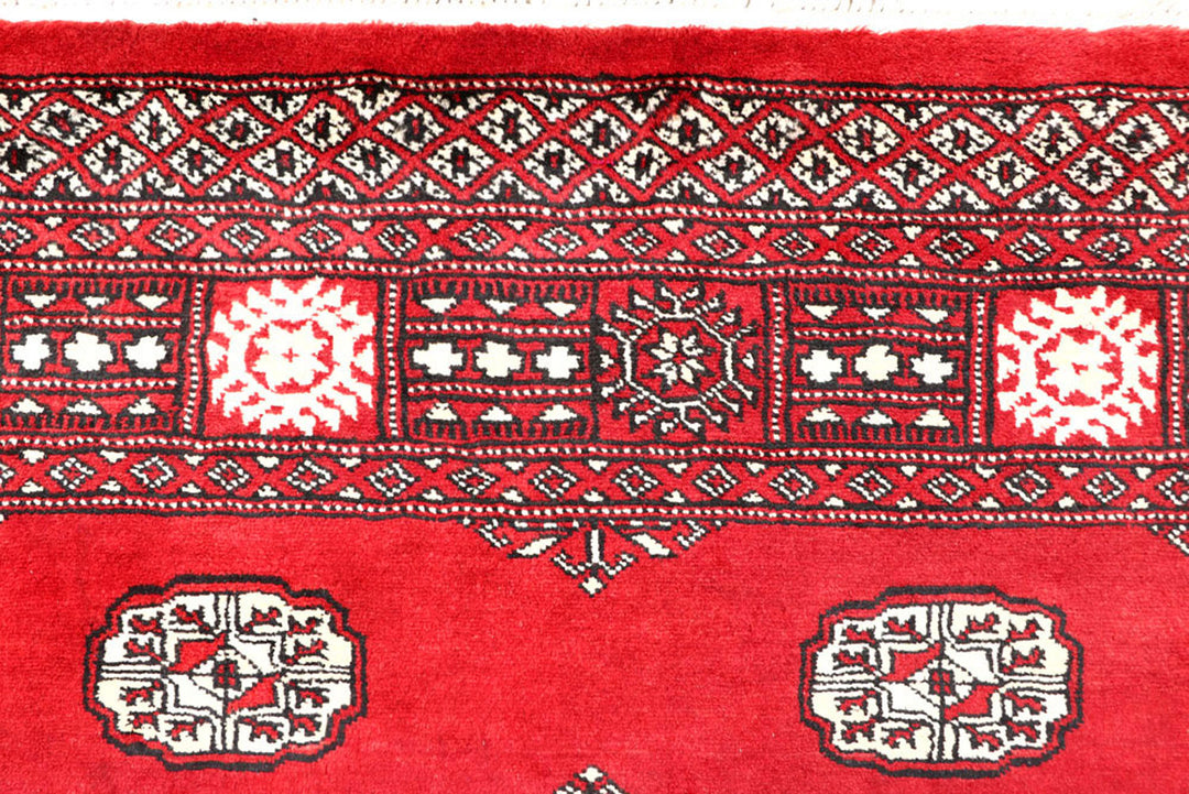 Red Bokhara 4'  1" x 6'  6" - No. QA62313