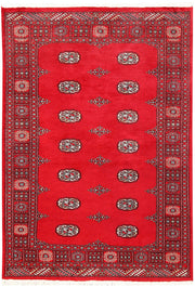 Red Bokhara 4'  1" x 5'  11" - No. QA84637