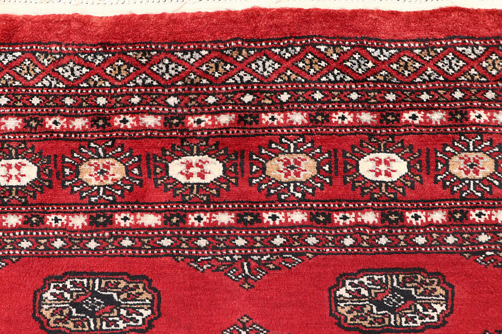 Red Bokhara 4' 2 x 5' 9 - No. 60901 - ALRUG Rug Store