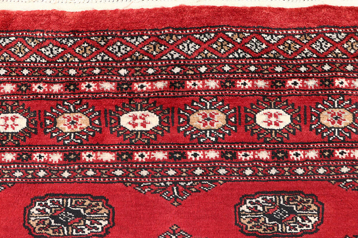 Red Bokhara 4' 2 x 5' 9 - No. 60901 - ALRUG Rug Store