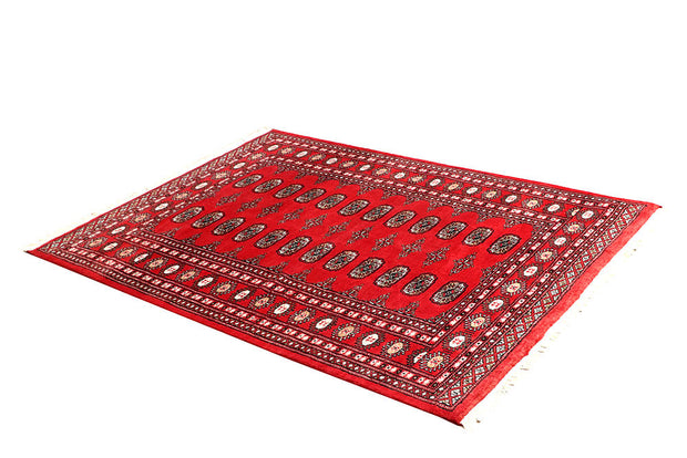 Red Bokhara 4' 2 x 5' 9 - No. 60901 - ALRUG Rug Store