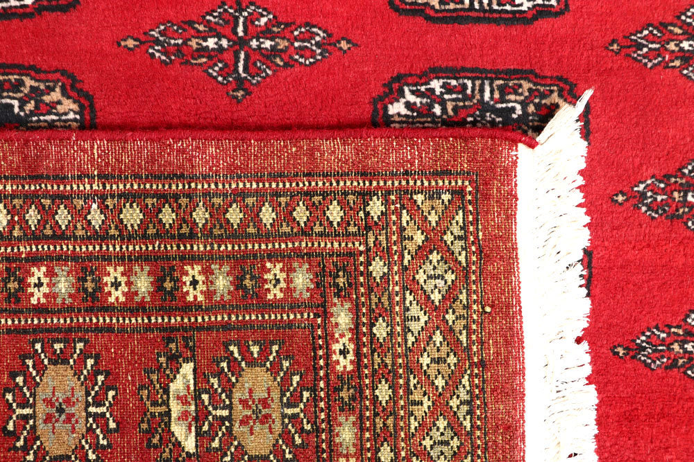 Red Bokhara 4' 2 x 5' 9 - No. 60901 - ALRUG Rug Store