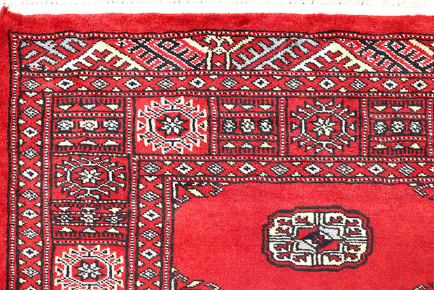 Red Bokhara 4'  2" x 6' " - No. QA34386