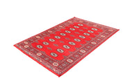 Red Bokhara 4'  2" x 6' " - No. QA34386