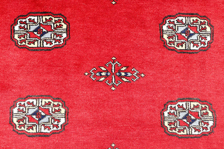 Red Bokhara 4'  1" x 6'  2" - No. QA69058