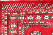 Red Bokhara 4'  2" x 6'  6" - No. QA61172
