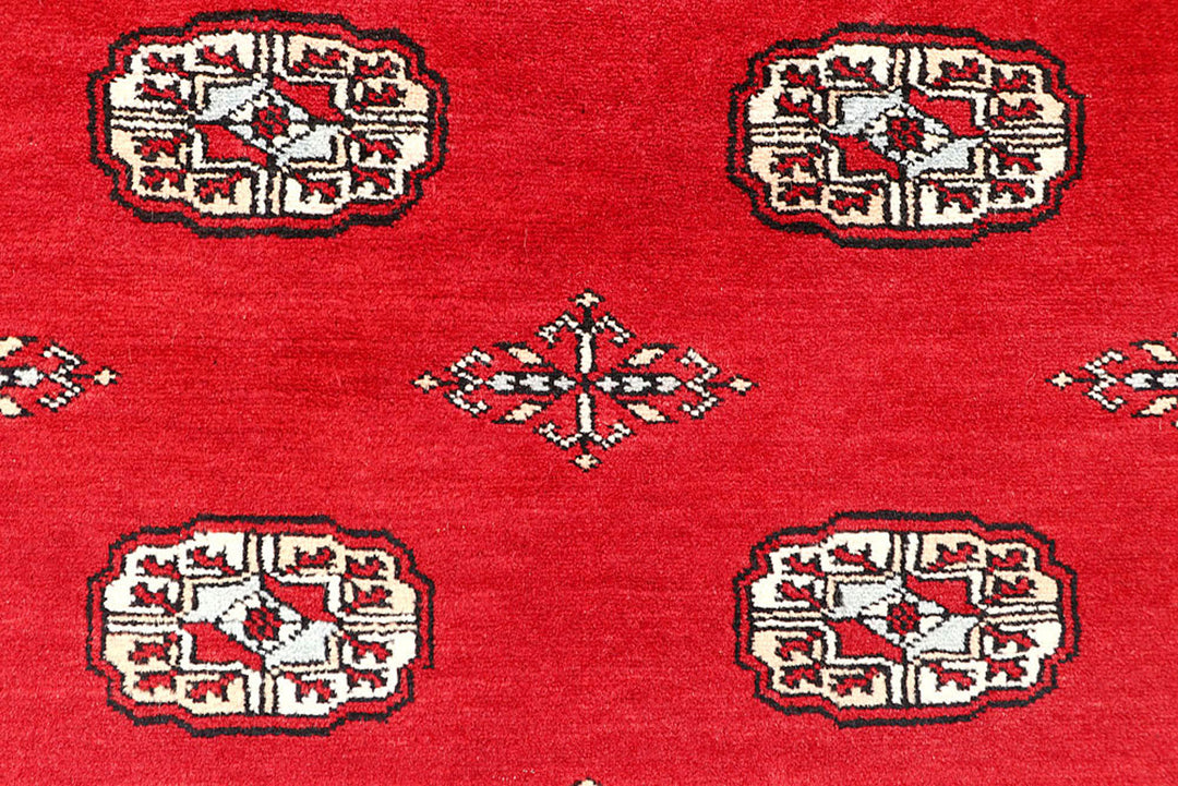Red Bokhara 4'  2" x 6'  6" - No. QA61172