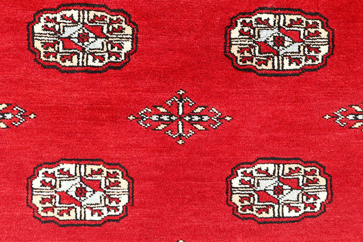 Red Bokhara 4'  2" x 6'  6" - No. QA61172