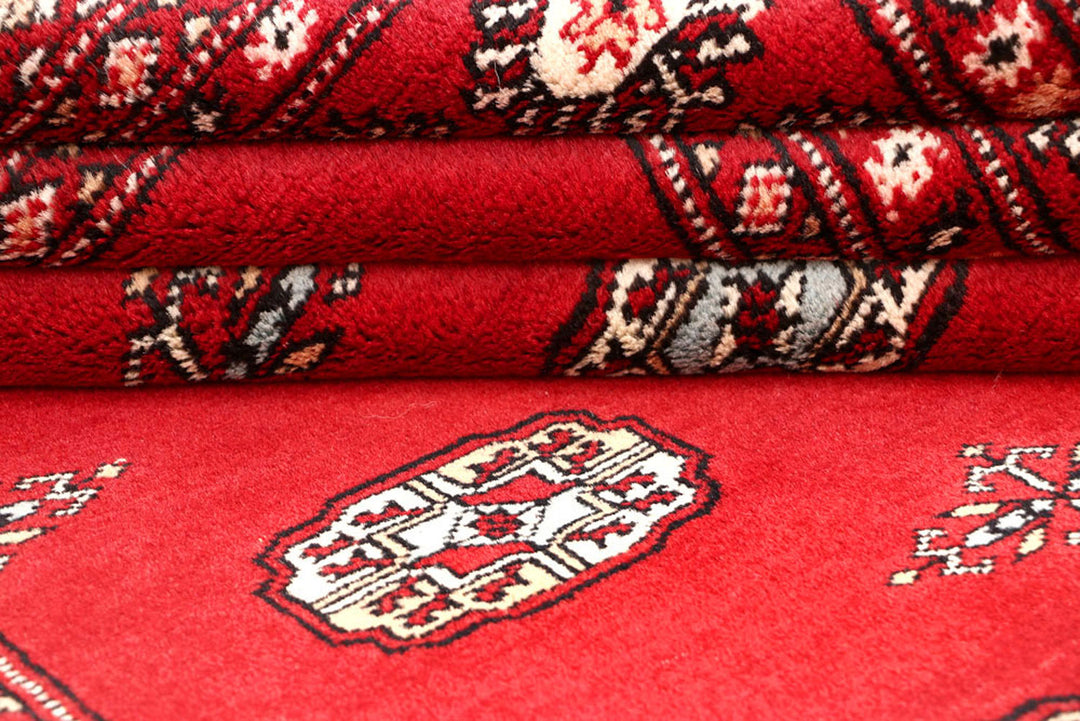 Red Bokhara 4'  2" x 6'  6" - No. QA61172