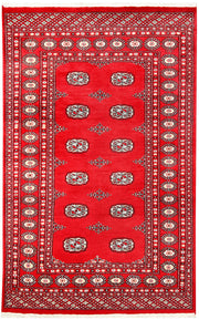 Red Bokhara 4' 2 x 6' 6 - No. 60910
