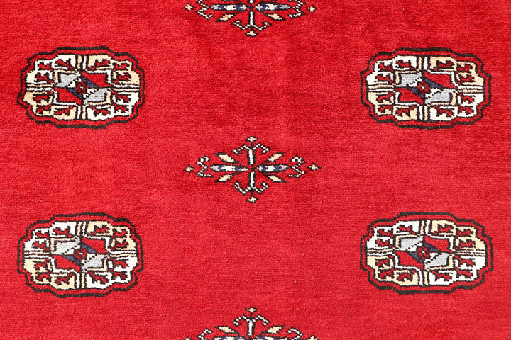Red Bokhara 4'  1" x 5'  11" - No. QA23281