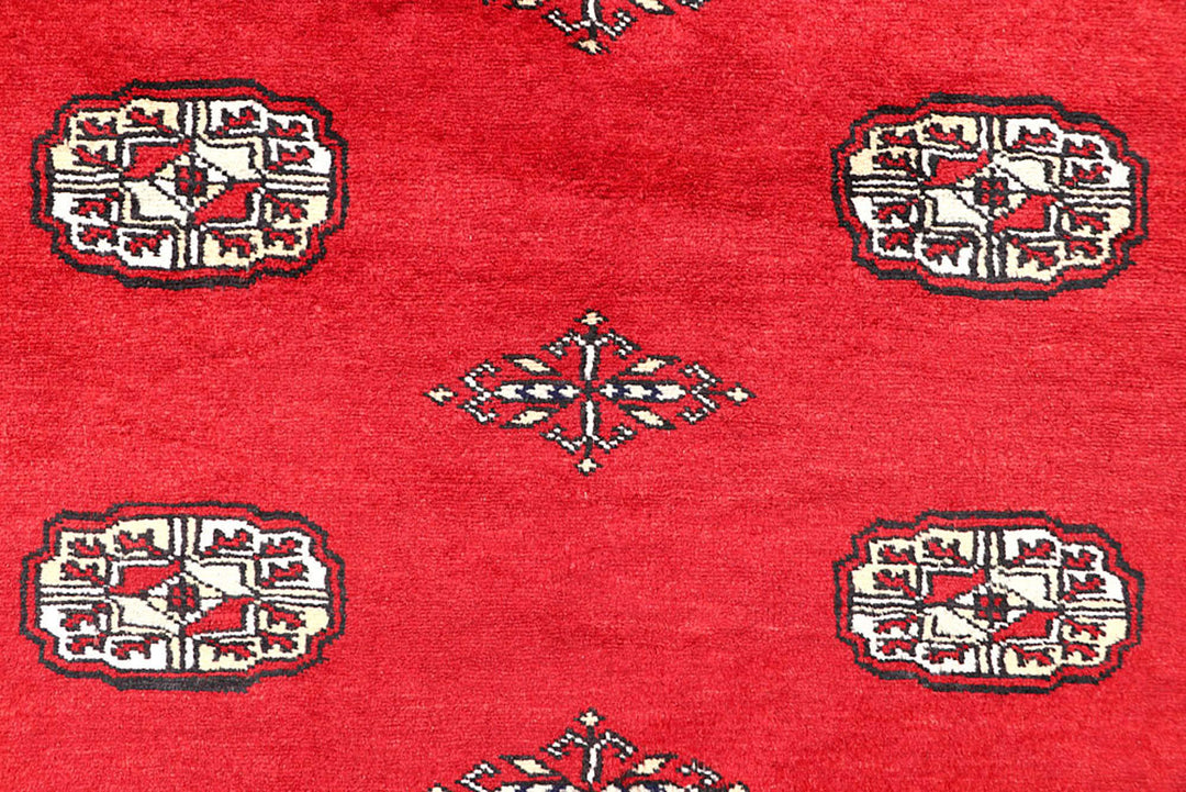 Red Bokhara 4'  2" x 6'  3" - No. QA77640