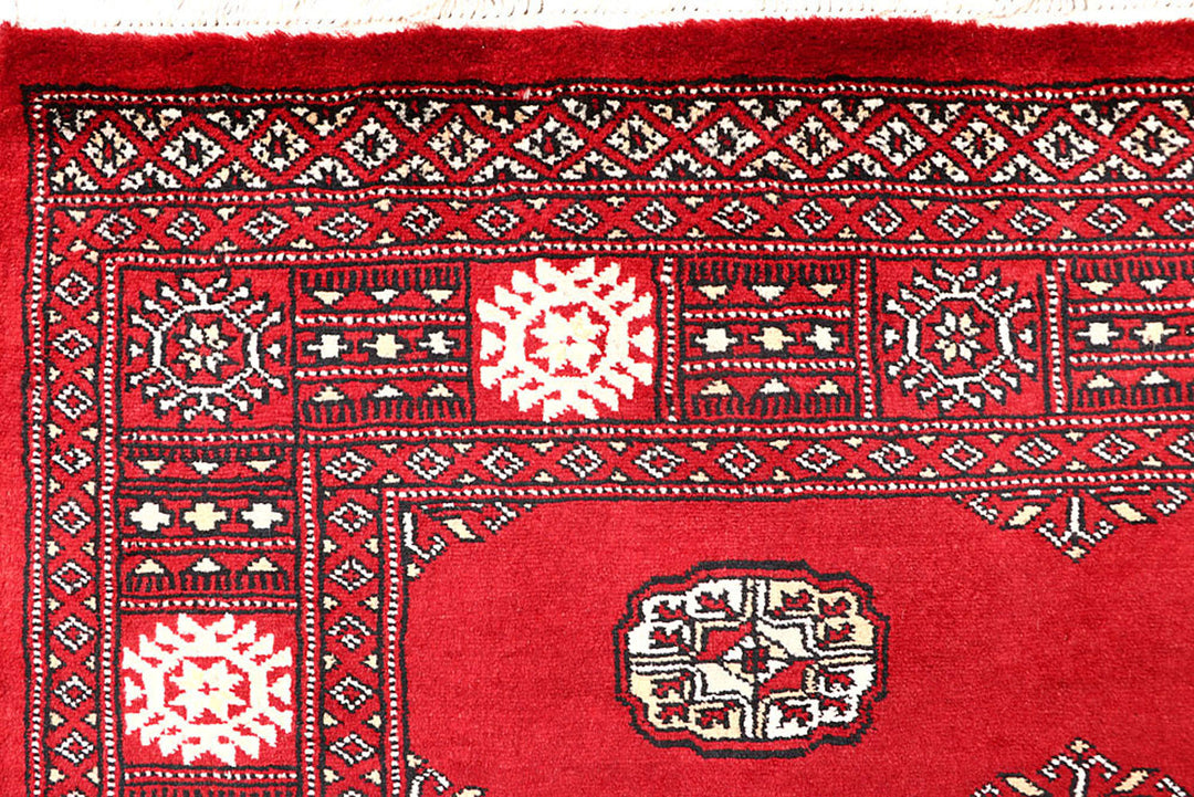 Red Bokhara 4'  1" x 6'  6" - No. QA35858
