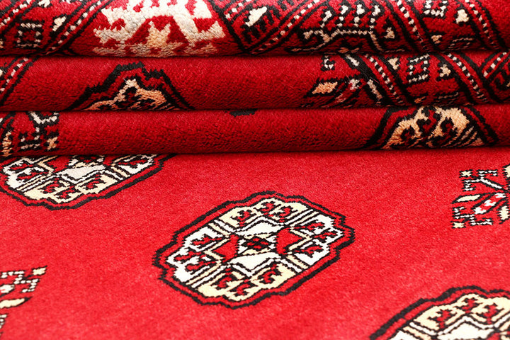 Red Bokhara 4'  1" x 6'  6" - No. QA35858