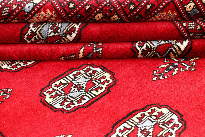 Red Bokhara 4'  2" x 6' " - No. QA62227