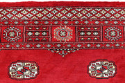 Red Bokhara 4'  2" x 6'  4" - No. QA82382