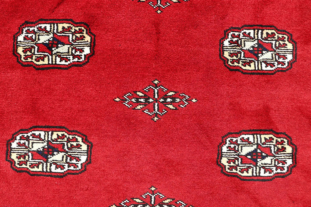Red Bokhara 4'  2" x 6'  4" - No. QA82382