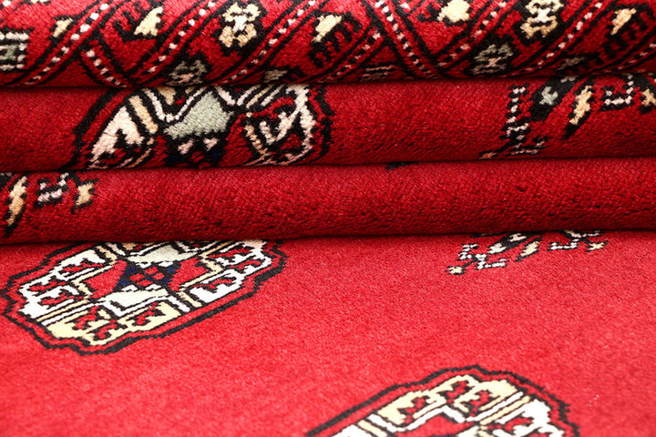 Red Bokhara 4'  2" x 6'  4" - No. QA82382