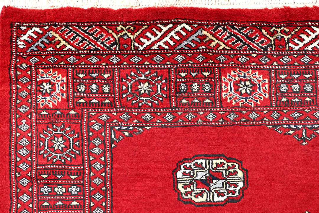 Red Bokhara 4'  2" x 6'  7" - No. QA15941