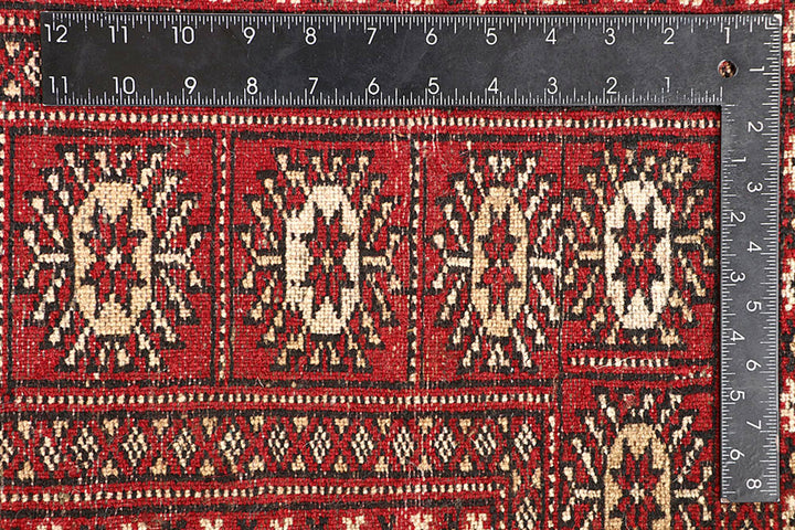 Red Bokhara 4' 2 x 6' 3 - No. 60934 - ALRUG Rug Store
