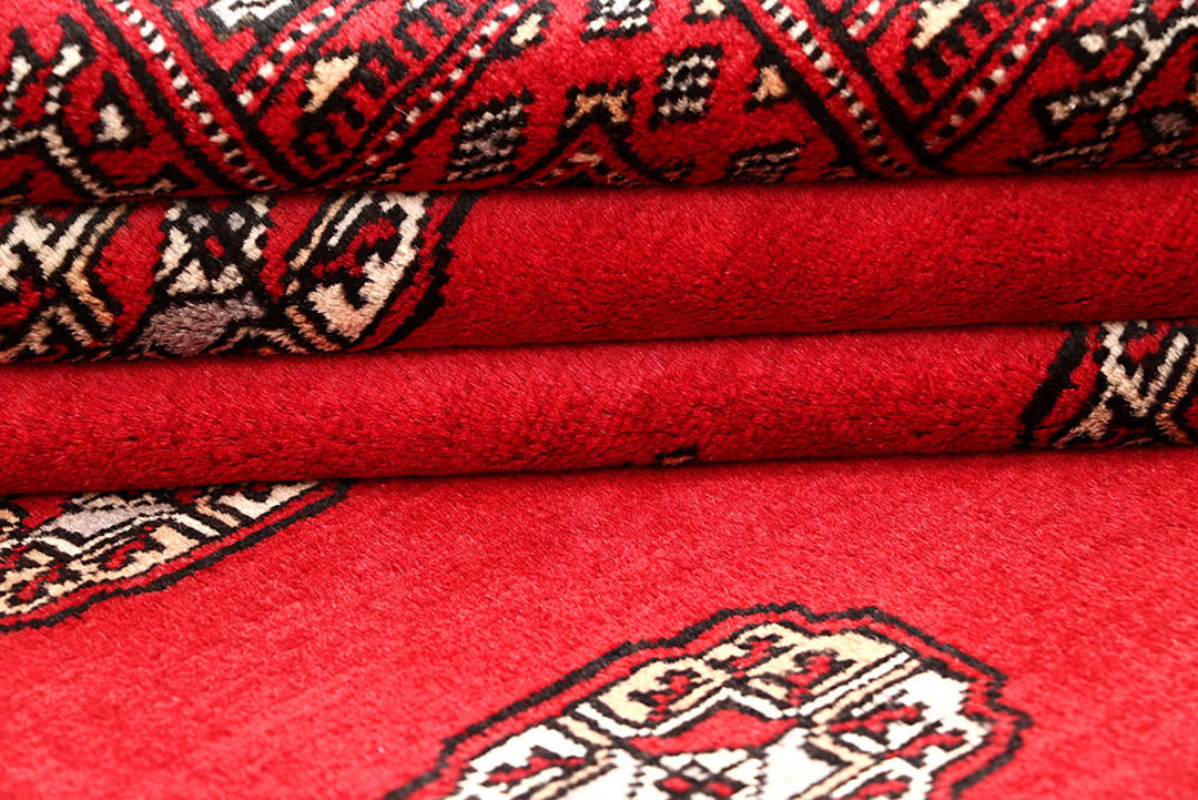 Red Bokhara 4'  2" x 6' " - No. QA37961
