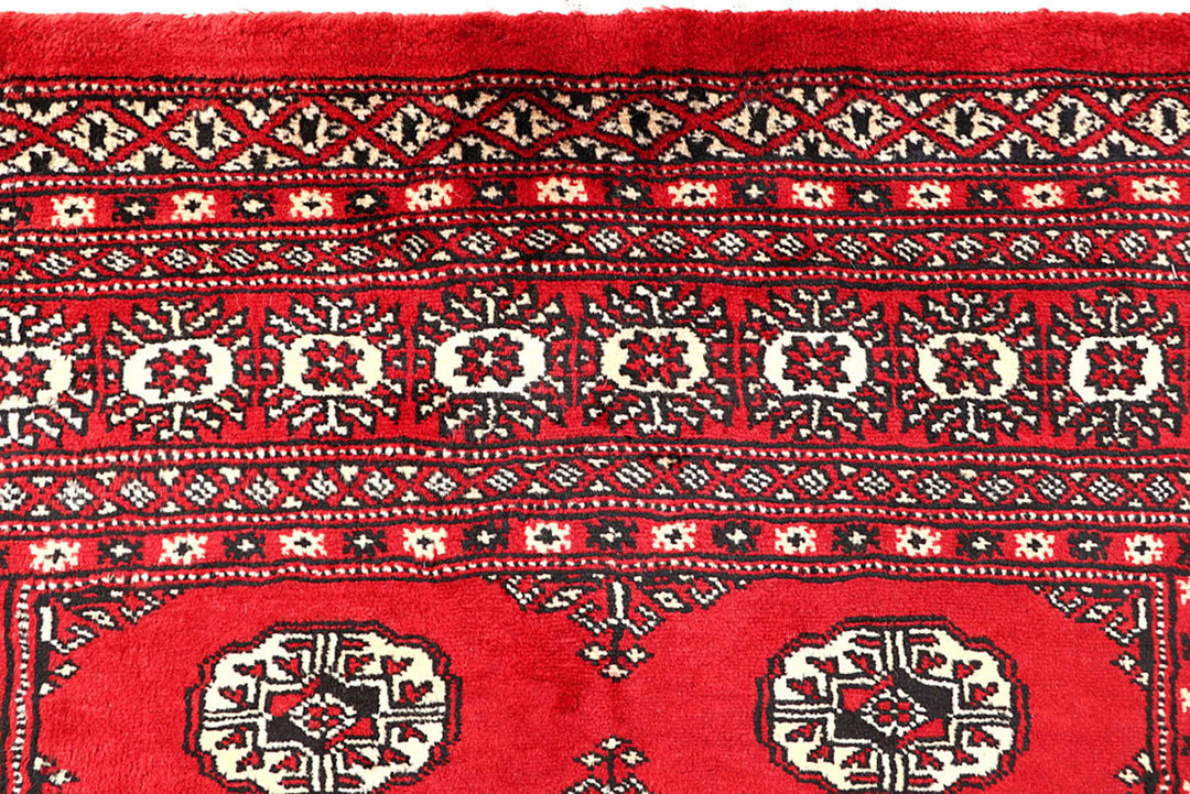 Red Bokhara 4'  2" x 6'  6" - No. QA25015