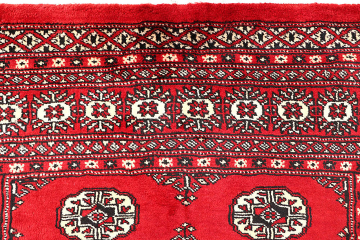 Red Bokhara 4'  2" x 6'  6" - No. QA25015