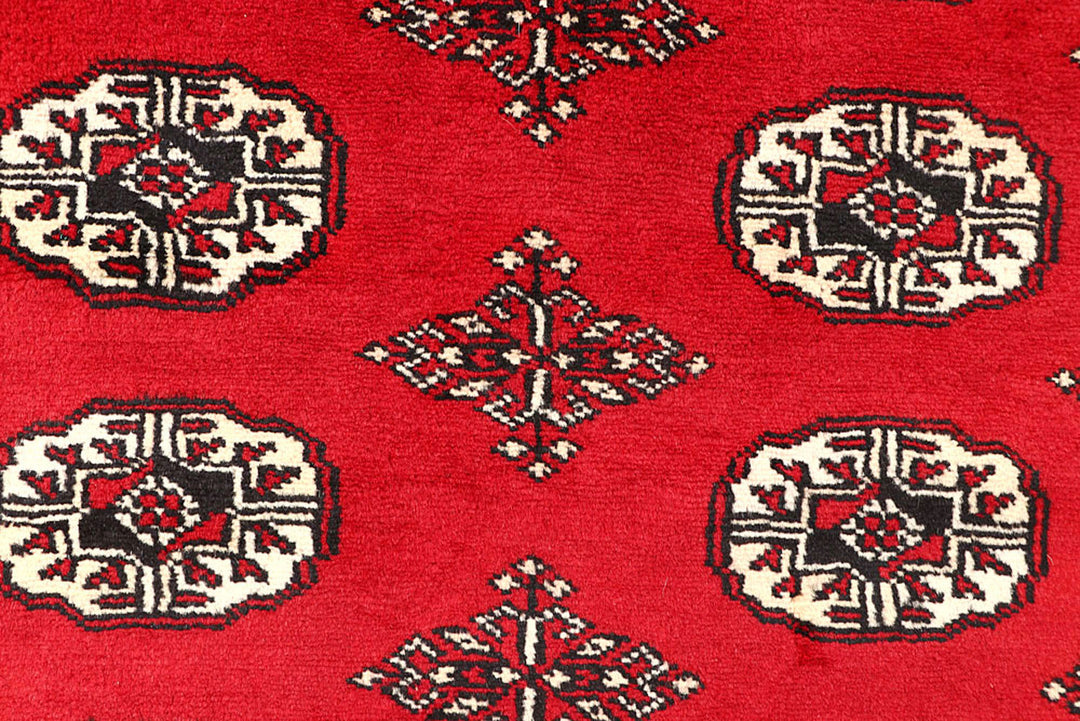 Red Bokhara 4'  2" x 6'  6" - No. QA25015