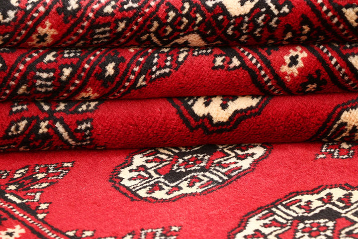 Red Bokhara 4'  2" x 6'  6" - No. QA25015